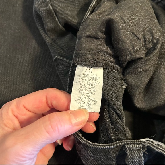 Blue B Ultra High Rise Wide Leg Rhinestone Stretch Jean - Picture 11 of 13